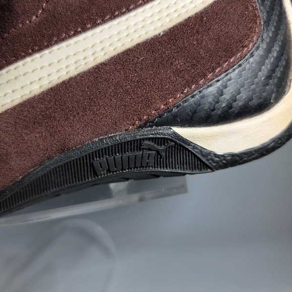 Vintage Puma Speed Cat Racing Driving Shoes Brown/White Suede Mens Size 6 EU 38 - Picture 3 of 15